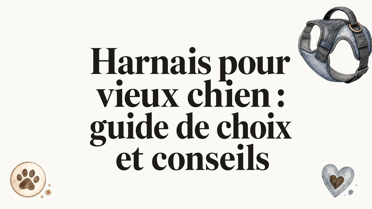 Harnais pour vieux chien : guide de choix et conseils 2026 Le Refuge Félin Canin