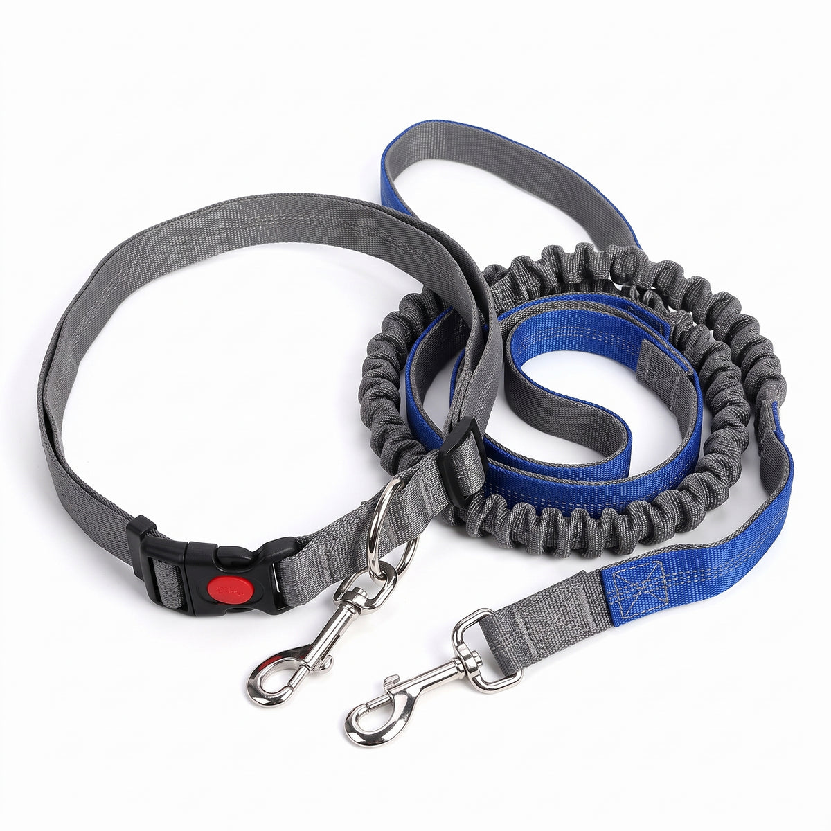 Laisse Mains Libres pour Chien – Ceinture Réglable et Laisse Élastique Le Refuge Félin Canin
